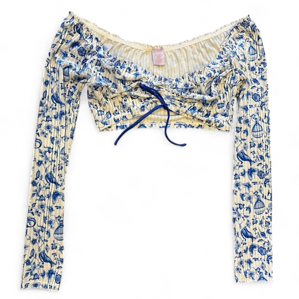 Savage X Fenty Cropped Long Sleeve Top